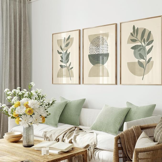 Topfinel Sage Green Decorative Throw Pillow Covers Set of 4, Soft Velvet Modern - Image 5
