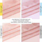 NICETOWN Light Pink Sheer Curtains - Image 7