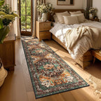 Yamaziot Washable Runner Rug, 2x7 Non-Slip Boho Vintage Hallway Rug Runner - Image 6