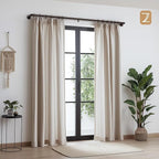 Zeerobee Curtain Rods for Windows 32 to 72, 1 Inch Industrial Wrap Around - Image 2