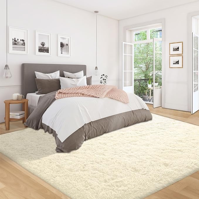 5x7 Area Rug for Living Room: Fluffy Shag Soft Washable Rugs Fuzzy Plush Indoor - Image 6