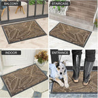 Colorxy Waterproof Doormat, Sturdy Natural Rubber Front Indoor Mat, Non Slip - Image 6