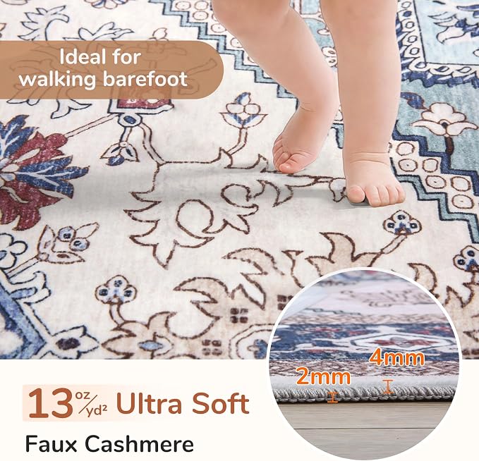 OPPODREAM Soft Entryway Rug 2x12, 2x12 Rug Runner, Washable Hallways Carpet 2 x - Image 2