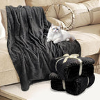4 Pack Fleece Throw Blankets 50x60 Inches - Image 8