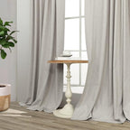 Linen Blackout Curtains 84 Inch Length 2 Panels Set - Image 7