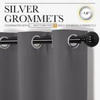 NICETOWN Bedroom Curtains Blackout Drapery Panels, Three Pass Microfiber - Image 3