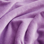 KMUSET Fleece Blanket Twin Size Lilac Lightweight Super Soft Cozy Luxury Bed - Image 4