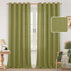 LAMIT 60 Inch Wide Linen Curtains by LAMIT