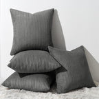 Topfinel Decorative Grey Throw Pillow Covers Cushion Cases, Mix and Match by Topfinel