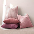 MIULEE Pack of 4 Purple Pink Valentines Corduroy Decorative Throw Pillow Covers - Image 7