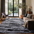 4x6 Ft Shag Rugs for Bedroom Living Room, Tie-Dyed Ultra Soft Fluffy Furry Area by Cuzwlovita