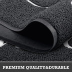 CozyBounty Black Door Mat Welcome Mats Outdoor Indoor Non-Slip Doormat - Image 4