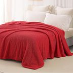 Whale Flotilla Queen Size Fuzzy Fleece Blanket - Image 4