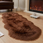 EasyJoy Ultra Soft Fluffy Shaggy Area Rug Faux Fur Rug Chair Cover Seat Pad - Image 5