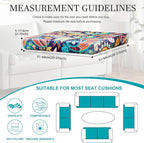 12 Pcs Stretch Patio Cushion Covers, Outdoor Couch Covers Replacement, Outdoor - Image 2