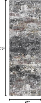 Runner Rug for Hallway Kitchen 2x6 Machine Washable Runners Rug for Entryway - Image 2