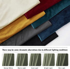 RYB HOME Sage Green Velvet Curtains 63 inches Length - Image 6