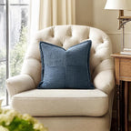MIULEE Blue Corduroy Pillow Covers 16x16 Inch - Image 4