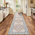Lofus 2x10 Hallway Washable Runner Rug, Vintage Kitchen Runners Non Slip by Lofus