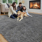 8x10 Area Rugs for Living Room Bedroom Rug, Large Area Rug Shag Shaggy Carpet - Image 4