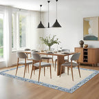 GarveeHome 4x6 Area Rugs for Bedroom Living Room Machine Washable Rugs Floral - Image 2