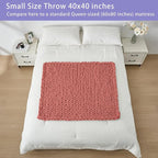 Bigacogo Chunky Knit Throw Blanket - Image 5