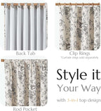 jinchan Blackout Floral Curtains - Image 5