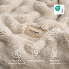 Bedsure 3D Fleece Bubble Blanket - Image 5