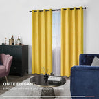 Deconovo Blackout Curtains 108 Inches Long, Thermal Insulated Soundoroof Curtain - Image 7