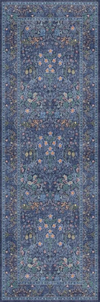 Hazo Haus Non Slip 2x6 Dark Blue Kitchen Runner Rug - Image 2