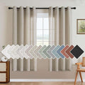 H.VERSAILTEX Living Room Linen Curtains by HVERSAILTEX