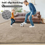 5x8 Area Rug for Living Room: Fluffy Shag Soft Washable Rugs Fuzzy Plush Indoor - Image 8