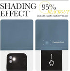 NICETOWN Window Treatment Blackout Curtain Panels, Home Décor Thermal Insulated - Image 8