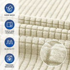 KEKUOU Stretch Oversized Sofa Slipcover 1 Piece Couch Sofa Cover Furniture - Image 4