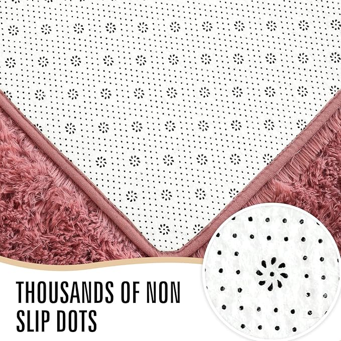 LOCHAS Ultra Soft Indoor Modern Area Rugs Fluffy Living Room Carpets - Image 5