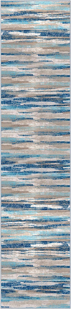 Lansny Modern Abstract Runner Rug 3x12 - Image 9