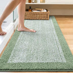70x24 Long Bathroom Rugs Washable Non Slip, Soft Absorbent Quick Dry Mats - Image 2