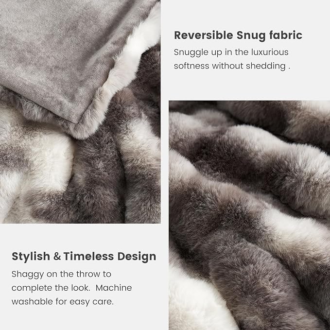 Cozy Bliss Faux Fur Throw Blanket - Image 7