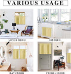 RYB HOME Short Light Yellow Curtains - Image 6