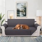 Reversible 4 Seater Sofa Cover 91 Inch Large Couch Cover Furniture Protector - Image 2