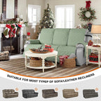 VANSOFY Waterproof Recliner Couch Covers, Sofa Covers 1-Piece Washable - Image 3