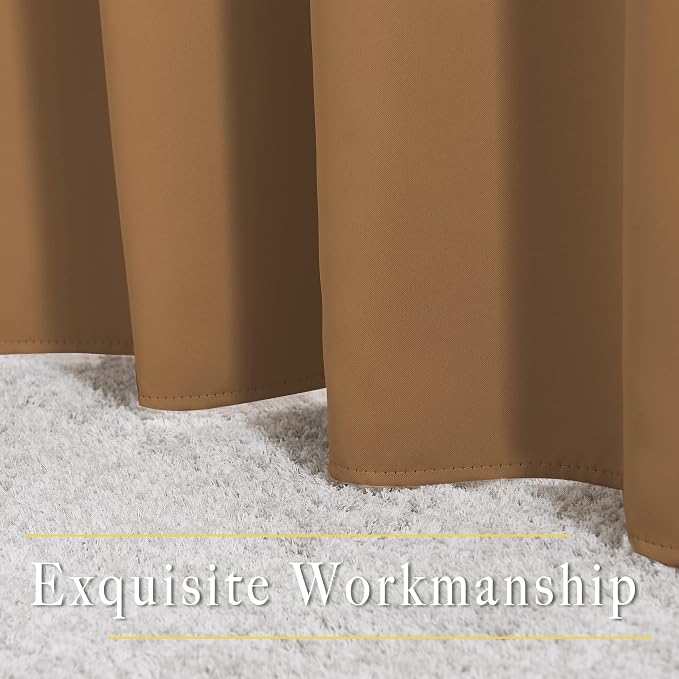 NICETOWN Blackout Curtains 72 inch Length 2 Panels Set - Image 6