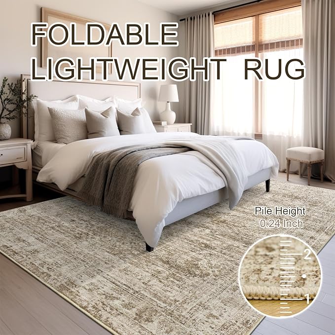 Washable Area Rug 8x10, Large Soft Rugs - Image 6