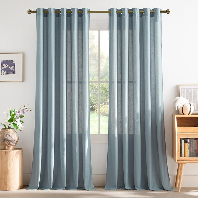 NICETOWN Linen 78 inch Curtains by NICETOWN
