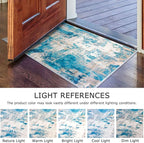 KOZYFLY Small Area Rug 2x3 Rug Entryway Rugs Indoor Non-Slip Modern Abstract - Image 4