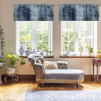 Emvency 4 Pack Valances Window Treatments, 52x18 Inch Rod Pocket Valances - Image 4