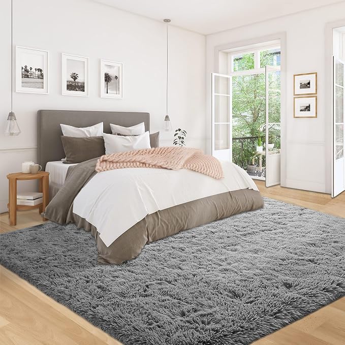 5x7 Area Rug for Living Room: Fluffy Shag Soft Washable Rugs Fuzzy Plush Indoor - Image 6