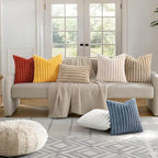 decorUhome Summer Cozy Faux Fur Throw Pillow Covers 12x20 Set of 2 Decorative - Image 7