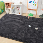 Amearea Premium Soft Fluffy Rug Modern Shag Carpet, 5.3x7.5 Feet, Fuzzy Plush - Image 4