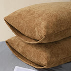 CaliTime Throw Pillow Covers Decorative 20 X 26 Inches Pack of 2 Cozy Chenille - Image 4